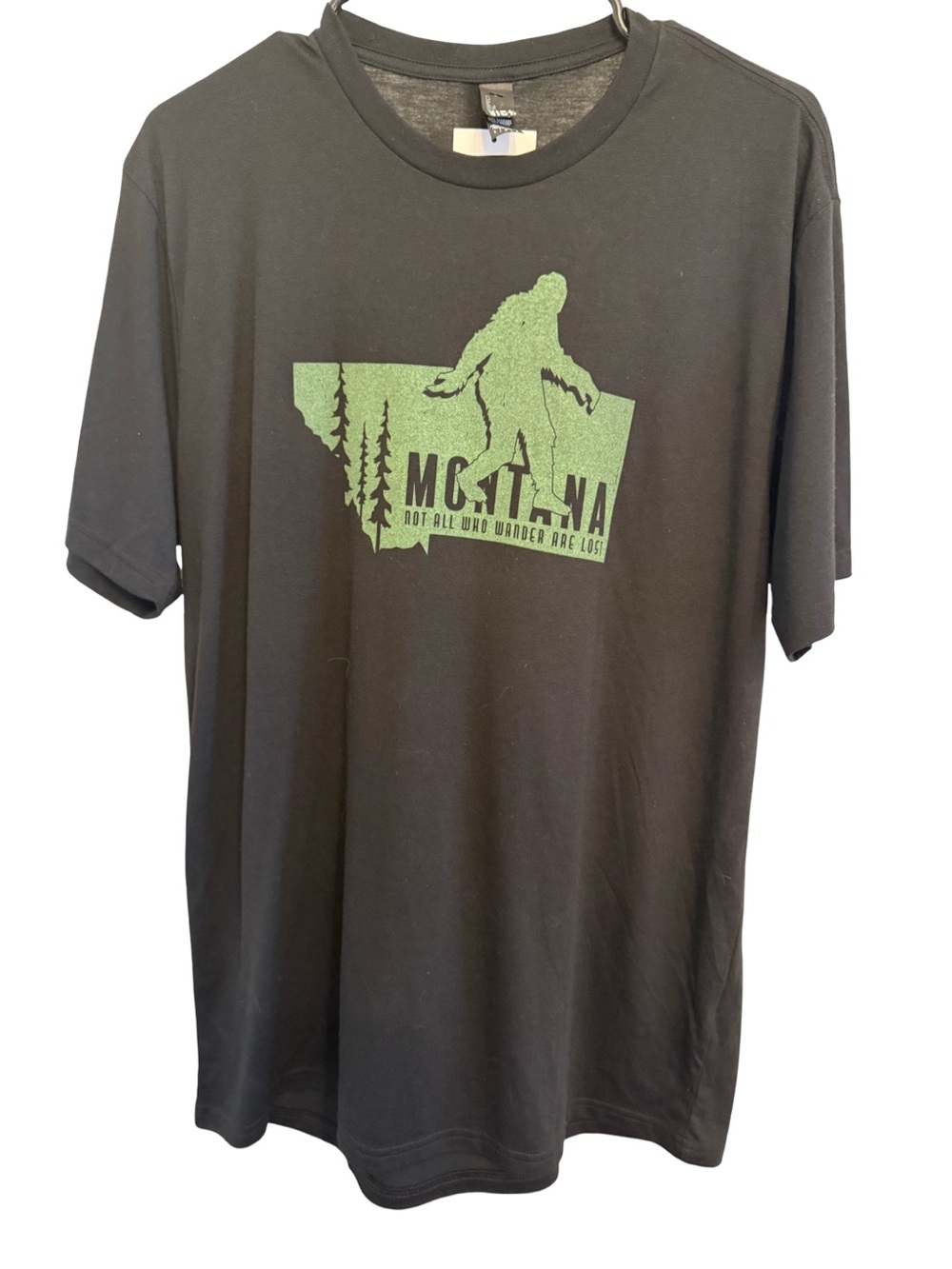 Montana Life Bigfoot Sasquatch Graphic T Shirt Black Large Wander Montana USA
